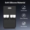 Silicone Case for R36 Ultra Handheld Game Console, Soft Protective Case Against Scratch and Drop-Black view 3