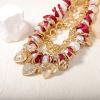 Bohemian Multi-Layered Chain Imitation Pearl Layered Vintage Necklace,golden,45cm view 2