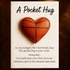 Baseball Pocket Hug, Handmade Heart-Shaped Sports Themed Pocket Hug Collection, Heart Crochet Encouragement Gift with Inspirational Card for Players, Fans & Coaches (D) view 1