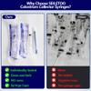 100PCS Colostrum Collector, SEILETOO Syringes for Collecting Colostrum, Colostrum Collection Kit 50PCS 1mL and 50PCS 3mL Syringes with Cap, 4X Measuring Cup, 10X Storage Bags, 300 Labels view 2