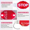 18'' LED Stop Sign for School Bus - High Visibility Aluminum Parking Signal Arm, Flashing, Automatic Retraction, Side-Mounted (2pcs) - Essential Safety Equipment view 2
