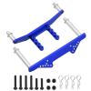 RC Car Upgrade Parts for Traxxas for Slash 2WD for Rustler for Stampede for VXL 1/10 rc Car Metal Front & Rear Body Mounts with Posts Upgrade Parts(Blue) view 2