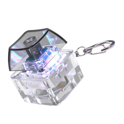 1PC 1-Key LED Light Keyboard Clicks Toy Keycap Tester for Stress Relief and Sensory Play Semi Clear Anxiety Relief Gadget