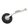 Aluminum Alloy Retractable Spring Landing Gear 11/12/13/14cm with 45mm 50mm Sponge Wheel Compatible with Fixed Wing RC Airplane Accs (140mm) view 1