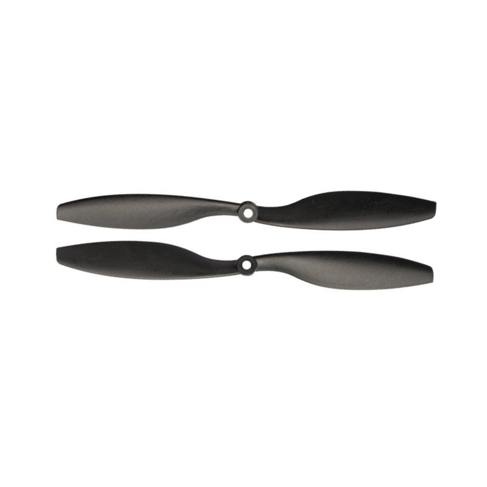 1Pair RC Propeller CW CCW 8x4.5 9x4.7 10x4.5 11x4.7 12x3.8 14x4.7 Inch Carbon Fiber Nylon Hybrid Black 2-Vane Propellers with Adapter Rings for Drone, RC Airplane & FPV Model (1Pair 8045)