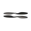 1Pair RC Propeller CW CCW 8x4.5 9x4.7 10x4.5 11x4.7 12x3.8 14x4.7 Inch Carbon Fiber Nylon Hybrid Black 2-Vane Propellers with Adapter Rings for Drone, RC Airplane & FPV Model (1Pair 8045) view 1
