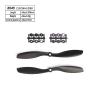 1Pair RC Propeller CW CCW 8x4.5 9x4.7 10x4.5 11x4.7 12x3.8 14x4.7 Inch Carbon Fiber Nylon Hybrid Black 2-Vane Propellers with Adapter Rings for Drone, RC Airplane & FPV Model (1Pair 8045) view 2
