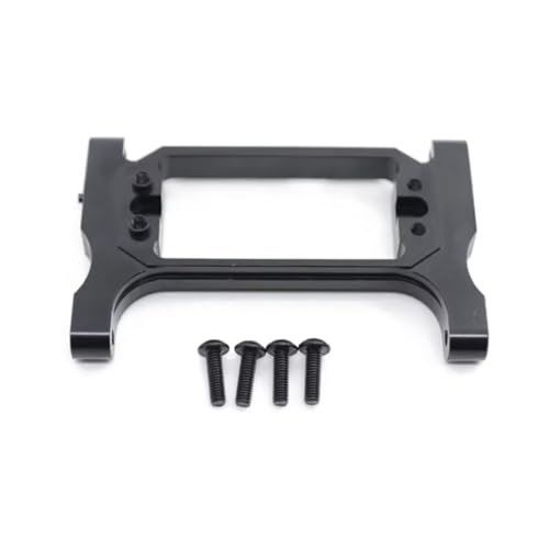 Rc Upgrade Spare For TRX4 For Bronco For Blazer For Sport G500 For TRX6 1/10 RC Car Aluminum Alloy Front Servo Mount Chassis Steering Crossmember Crawler(Black)