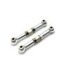 Rc Upgrade Spare For MJX For Hyper Go 16207 16208 16209 16210 H6 Remote Control Car Metal Steering Rod Upgrade Linkage(Silver) view 1