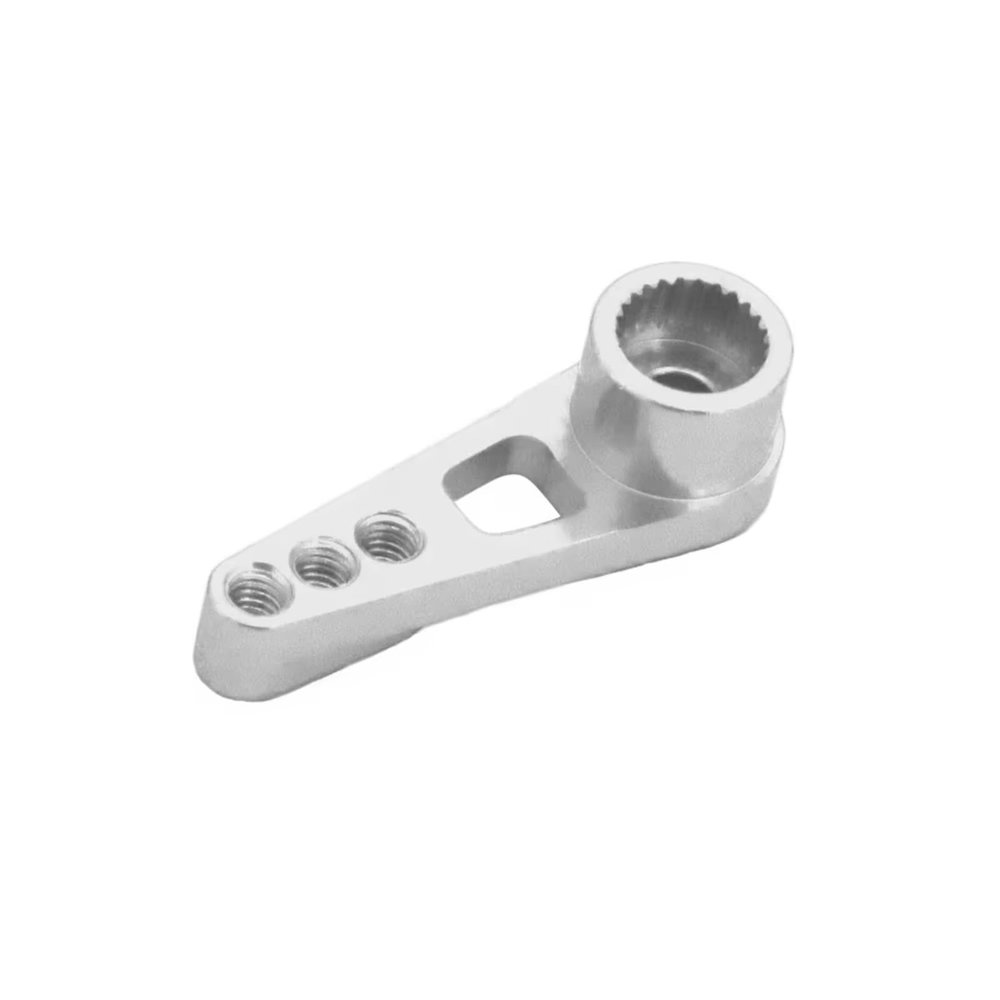Rc Upgrade Spare For Futaba For Savox Power HD Motors For Sakura D4 25T Servo Horn Arms 25 Teeth Spline M3 Clamp Steering RC(Silver)