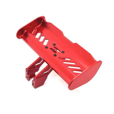 Rc Upgrade Spare For Wltoys 144001 144010 144016 124007 124008 124017 124019 Metal Tail Wing RC Car Upgrade Parts Accessories(Red)