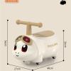 Wiggle Car Rocking Car Peanut Shape Wiggle Car Music Light Anti-Rollover Silent Wheel Perfect As A Gift Twisting Cars(Coffee,with Music) view 2