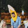 Banana Hats,Funny Plush Dress Up Hat Yellow Tropical Cosplay Headgear Cap Photo Props for Teen Holidays Men view 2