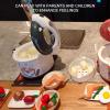 Kids Rice Cooker Toy, Plastic Simulation Children Kitchen Toy, Toy Rice Cooker for Kids Playset Playsets Cooking Appliances Toys Set Chef Preschool Childhood Onal Fun Cuttable Food Toys (Gray) view 2