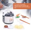 Kids Rice Cooker Toy, Plastic Simulation Children Kitchen Toy, Toy Rice Cooker for Kids Playset Playsets Cooking Appliances Toys Set Chef Preschool Childhood Onal Fun Cuttable Food Toys (Gray) view 4