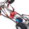 Rc Components For WPL B14 B16 B24 B36 C14 C24 For JJRC Q60 For MN D90 For MN99S MN91 Metal Transfer GearBox With 370 Brush Motor Speed Change Upgraded(Red) view 3