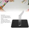 Alomejor Action Figure Stand, 10PCS ABS Display Holder Base for 1/144 Doll Model Support with Interlocking System for Anime Collection (Black) view 4