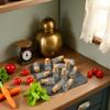 10Pcs Dollhouse Glass Jars Miniature: 1/12 Scale Glass Bottles Food Container for Kitchen Restaurant - Mini Canister Empty with CorkDollhouse AccessoriesDollhouses Dcor view 3