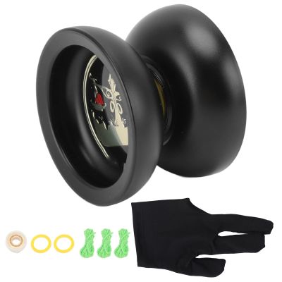 Professional Unresponsive Yoyo Ball High Performance Aluminum Alloy Yo Yo for Teens and Adults Exercise Hands on Ability Competitive Play Durable Colorfast Design Includes Gloves