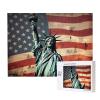 Personalized Jigsaw Puzzles for Adults 500 Pieces Custom Puzzle from Photos Statue of Liberty American Flag Puzzles Picture Jigsaw Puzzle Gift for Holiday Birthday Wedding Anniversay Christmas view 1