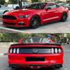 ABS Gloss Black Rear Trunk Spoiler Wing M4 Style Compatible With Mustang Coupe S550 6Th GT350 GT500 2015 2023 Aftermarket Replacement view 2