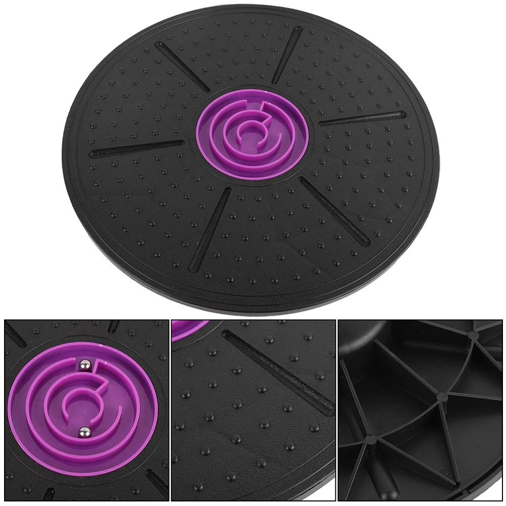 ciciglow Balance Table, Comfortable, Light, 360  Rotation, Purple, Yoga, Equilibrium Training, Physical Exercise, Stability, Disk, Physiotherapy for Home Office