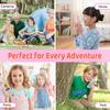 LEENK Video Walkie Talkies for Kids 2 Pack  Rechargeable Video Intercom Handheld, Indoor & Outdoor Range, Easy Use for Ages 3-12, Eco ABS, Clear Voice & Long Distance Communication (Pink & Purple) view 4
