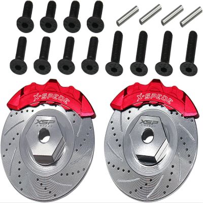 X-Spede FZT10P02 CNC T6 Brake Disc Red Caliper FZD2 fits Kyosho Fazer
