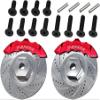 X-Spede FZT10P02 CNC T6 Brake Disc Red Caliper FZD2 fits Kyosho Fazer view 1