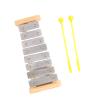 8 Notes Xylophone Educational Musical Instrument for Toddlers Kids Children 1 3 Years Old with Safety Hammers Clear Sound Wooden Metal Percussion Toy for Home School Travel view 3