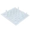 aqxreight 25x25cm Dull Polish Glass International Chess Set with Checkerboard and 32 Intricate Chessmen view 4
