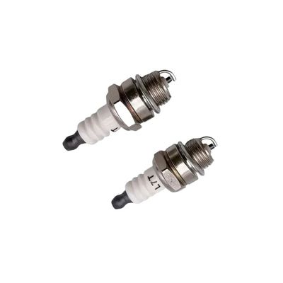 1PCS /2PCS /5PCS Plug L7T for L7T BM6A BPMR7A RCJ6Y RCJ7Y WSR5F 33cc-49cc Engine 2500 3800 4500 5200(2PCS-red)