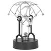 Dolphin Perpetual Motion Toy Electric Magnetic Metal Perpetual Swing Desk Decor for Home Office Creative Gift Plastic Metal 16x11x19cm view 1