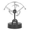 Dolphin Perpetual Motion Toy Electric Magnetic Metal Perpetual Swing Desk Decor for Home Office Creative Gift Plastic Metal 16x11x19cm view 3