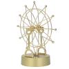 Electronic Ferris Wheel Desk Toy Magnetic Rotation Perpetual Motion Home Decoration Gold Electric Magnetic Ferris Wheel Toy for Office Desk Decor and Kids Learning Metal Plastic view 1