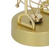 Electronic Ferris Wheel Desk Toy Magnetic Rotation Perpetual Motion Home Decoration Gold Electric Magnetic Ferris Wheel Toy for Office Desk Decor and Kids Learning Metal Plastic view 3