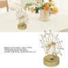 Electronic Ferris Wheel Desk Toy Magnetic Rotation Perpetual Motion Home Decoration Gold Electric Magnetic Ferris Wheel Toy for Office Desk Decor and Kids Learning Metal Plastic view 4