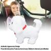 Asixxsix Plush Puppy, Walking Barking Tail Wagging Electronic Interactive Toys for Kids, Realistic Plush Teddy Toy Puppy, Electronic Interactive Dog for Children Above 3 Years Old (White) view 4
