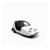 1:76 for Bond Bug Three Wheeld Sports Car Model Alloy White Simulation Toy Decor Model view 1
