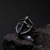 YIIABSLEP King's Sword, Shield Ring, Medieval Retro Style Sword, Personalized Ring view 4