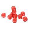 RASTKY Fraction Dice Class Set for Kids Math Practice  20Pcs Multi Faceted Table Game Accessories (Red) view 1