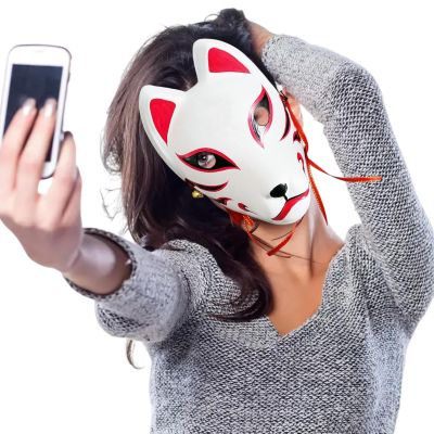 Cat Masque Costume - Masquerade Masques - Dress up Costume Accessories for Family Gathering Party Festival Celebration Theater Performance Stage Show Holiday Cosplay