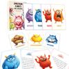 Big Feelings Deck - 32PCS Monster Feelings Flash Cards Double Sided with Various Expressions and Coping MethodsPerfect for Kids, Adults, Seniors, Speech Therapy & Home School (French) view 1