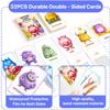 Big Feelings Deck - 32PCS Monster Feelings Flash Cards Double Sided with Various Expressions and Coping MethodsPerfect for Kids, Adults, Seniors, Speech Therapy & Home School (French) view 2