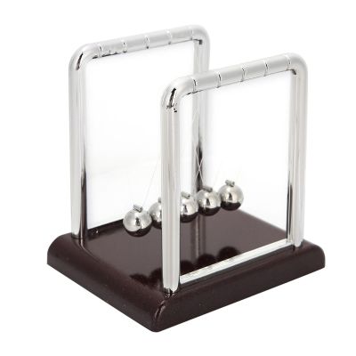 Balanced Ball Toy Physics Science Educational Desk Decor Metal Home Ornament for Study Office Table Decoration Gift Size 8x7x9cm