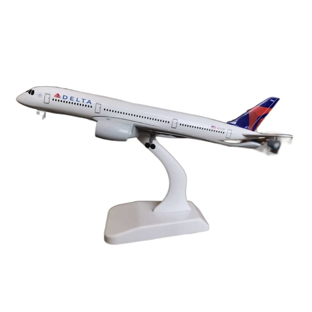 ZFQSEXTWT 20cm Airbus Fit for A350 Delta Airplane Model Kit for Collectibles and Gifts Hobby Playgame Kit