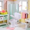 1:12 Scale Miniature Bathroom Toilet - Realistic Dollhouse Furniture for DIY Crafts, Dioramas and Architectural Models view 4