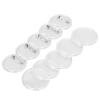 1.7In Clear Button Badge Reusable Wear Acrylic Design Button Badge for DIY Crafts School Projects Photo Buttons Gifts 100 Sets view 4