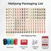Aceshmir American Mahjong Tile Set, 166pcs Premium Mah Jong Tiles with Exquisite Storage Box, Include Instructions & Play-Chips, Mah Jongg Sets for Family & Friends Gatherings view 3