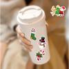 100 Pcs Christmas Stickers, Santa Claus, Reindeer, Sleigh & Christmas Trees Stickers, Vinyl Decals for Water Bottles, Laptops, Journals view 3